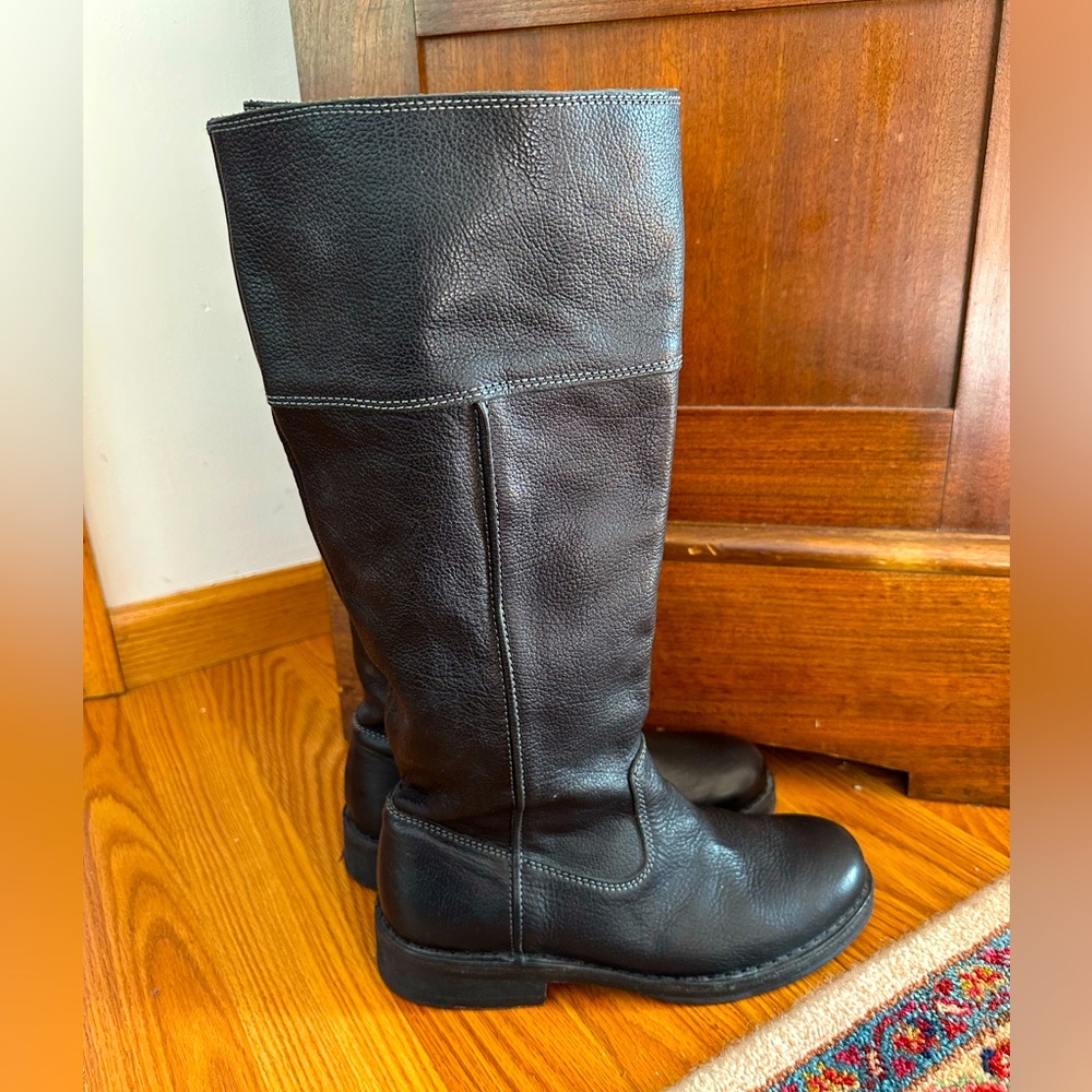 Gorgeous Boden Black Leather Riding Boots Sz 8